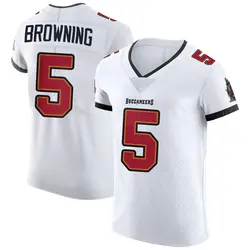 Nike Jack Browning Tampa Bay Buccaneers Elite White Vapor Jersey - Men's