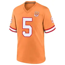 Nike Jack Browning Tampa Bay Buccaneers Game Brown Creamsicle 50th Season Jersey - Youth