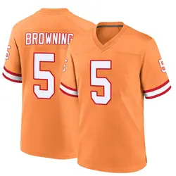 Nike Jack Browning Tampa Bay Buccaneers Game Orange Throwback Jersey - Men's