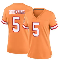 Nike Jack Browning Tampa Bay Buccaneers Game Orange Throwback Jersey - Women's