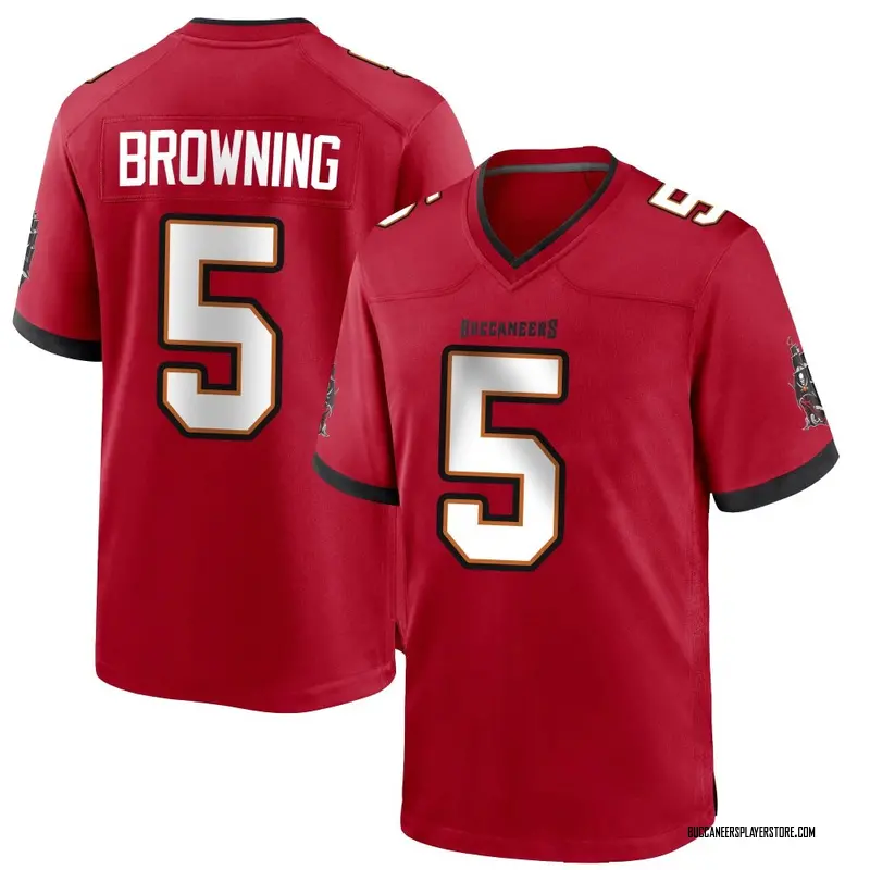 Nike Jack Browning Tampa Bay Buccaneers Game Red Team Color Jersey - Youth