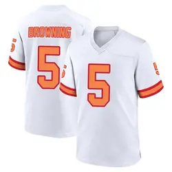 Nike Jack Browning Tampa Bay Buccaneers Game White '76 Jersey - Men's