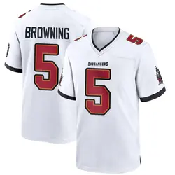 Nike Jack Browning Tampa Bay Buccaneers Game White Jersey - Men's