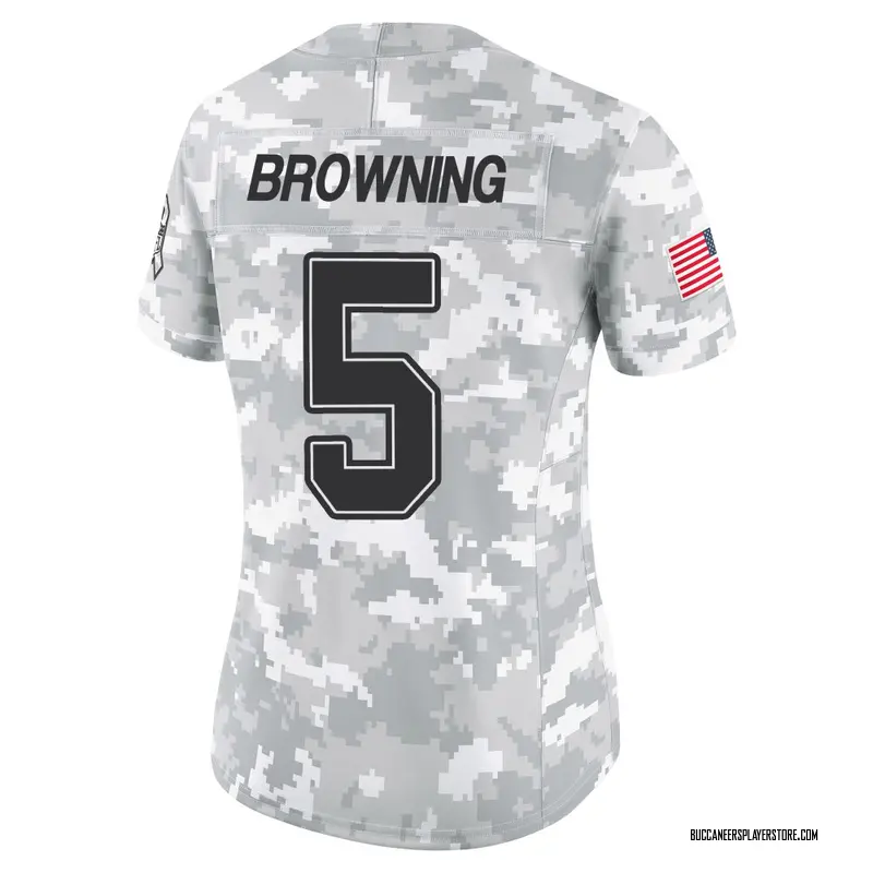 Nike Jack Browning Tampa Bay Buccaneers Limited Arctic Camo 2024 Salute to Service Jersey - Women's