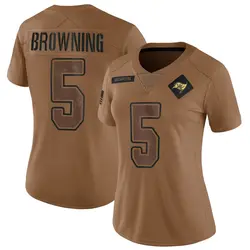 Nike Jack Browning Tampa Bay Buccaneers Limited Brown 2023 Salute To Service Jersey - Women's