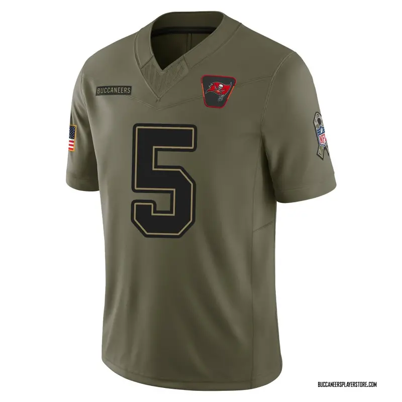 Nike Jack Browning Tampa Bay Buccaneers Limited Brown Olive 2025 Salute to Service Jersey - Men's