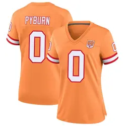 Nike Jack Pyburn Tampa Bay Buccaneers Game Cream sicle 50th Season Jersey - Women's