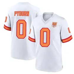 Nike Jack Pyburn Tampa Bay Buccaneers Game White '76 50th Season Jersey - Men's