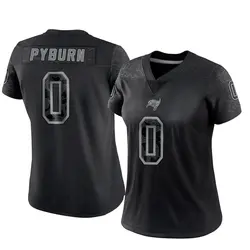 Nike Jack Pyburn Tampa Bay Buccaneers Limited Black Reflective Jersey - Women's
