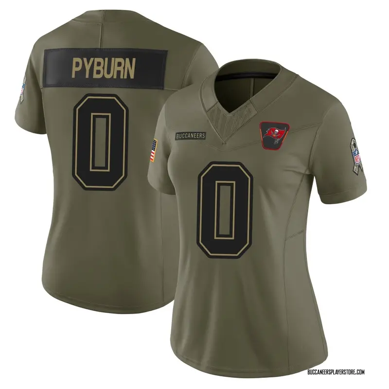 Nike Jack Pyburn Tampa Bay Buccaneers Limited Olive 2025 Salute to Service Jersey - Women's
