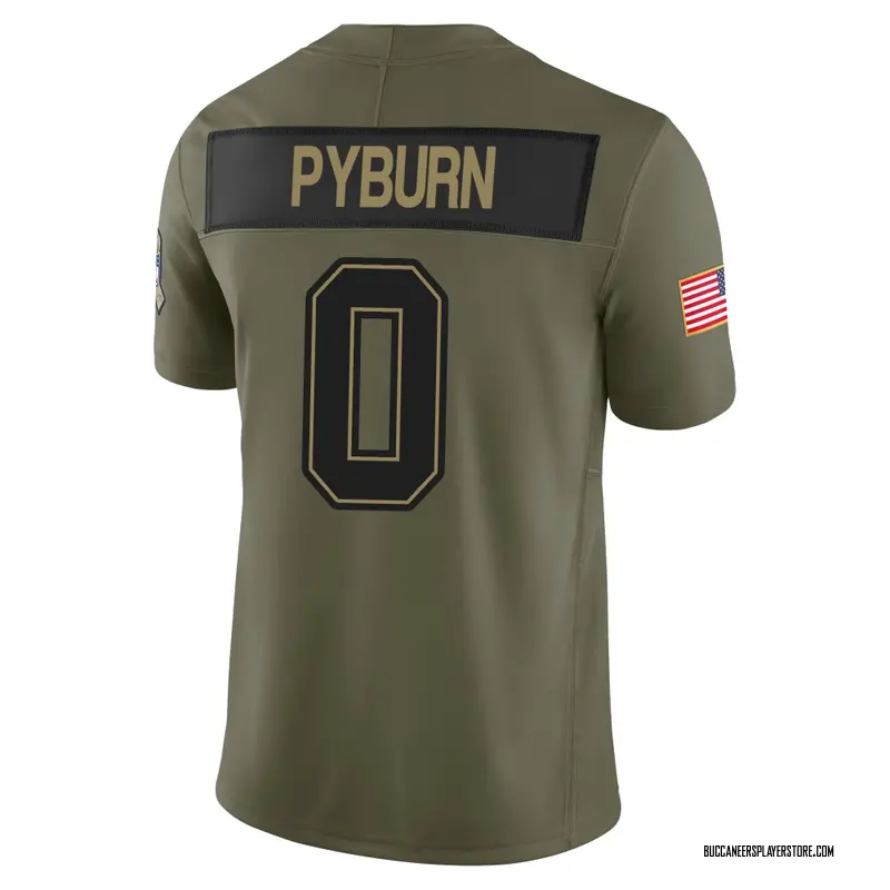 Nike Jack Pyburn Tampa Bay Buccaneers Limited Olive 2025 Salute to Service Jersey - Youth