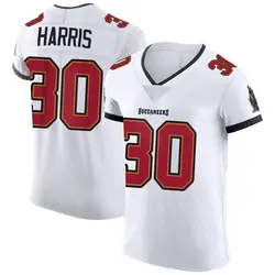 Nike Jacob Harris Tampa Bay Buccaneers Elite White Vapor Jersey - Men's