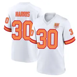 Nike Jacob Harris Tampa Bay Buccaneers Game White '76 50th Season Jersey - Men's
