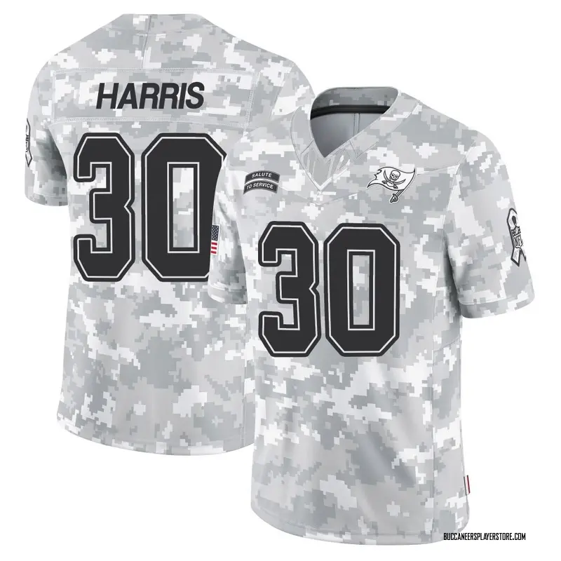 Nike Jacob Harris Tampa Bay Buccaneers Limited Arctic Camo 2024 Salute to Service Jersey - Youth