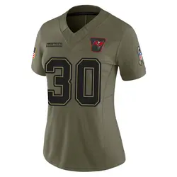Nike Jacob Harris Tampa Bay Buccaneers Limited Olive 2025 Salute to Service Jersey - Women's