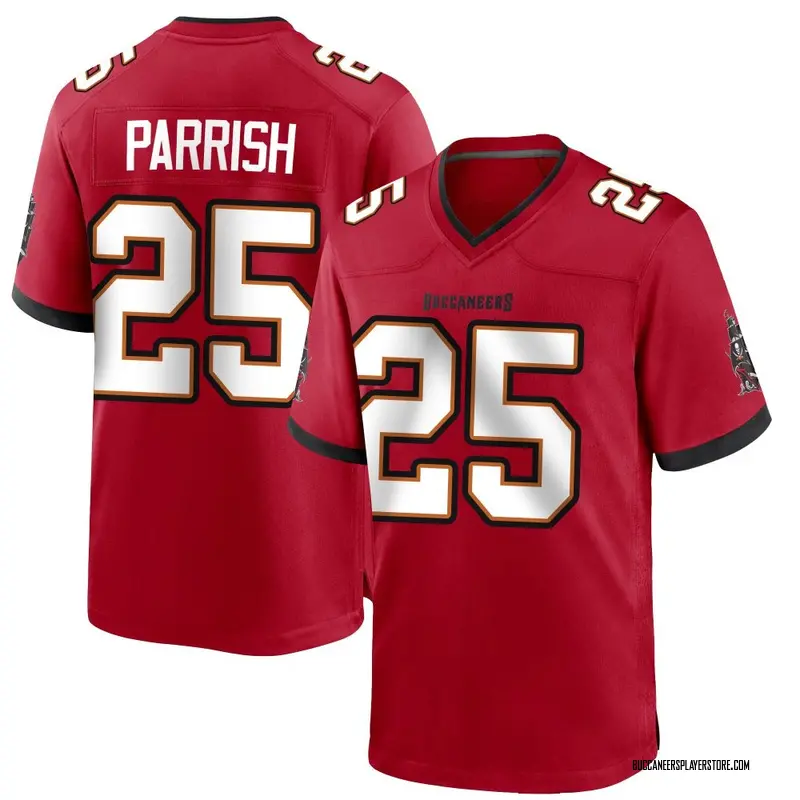 Nike Jacob Parrish Tampa Bay Buccaneers Game Red Team Color Jersey - Youth