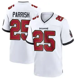 Nike Jacob Parrish Tampa Bay Buccaneers Game White Jersey - Men's