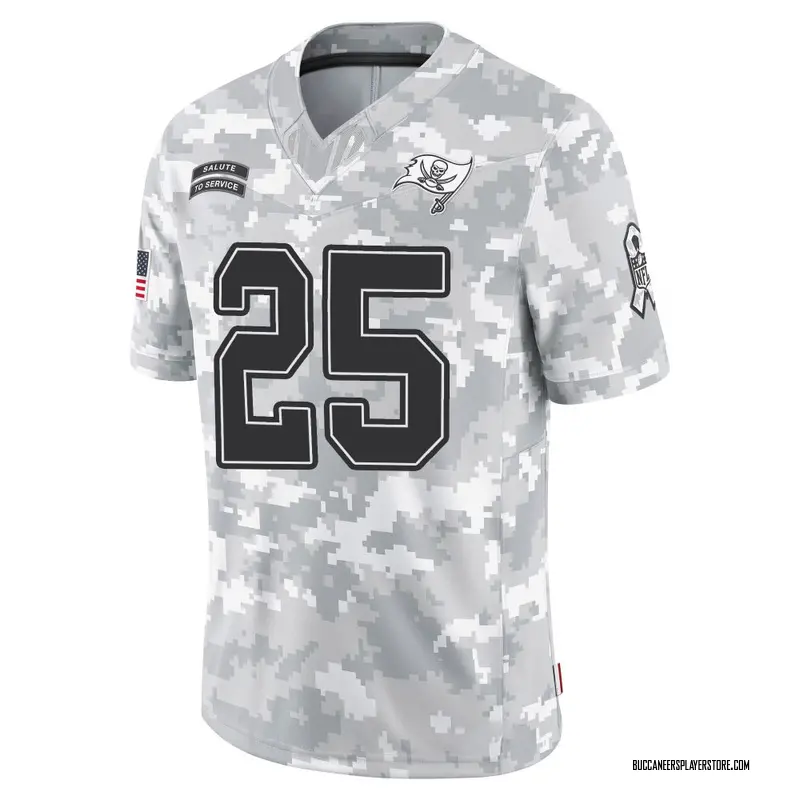 Nike Jacob Parrish Tampa Bay Buccaneers Limited Arctic Camo 2024 Salute to Service Jersey - Men's