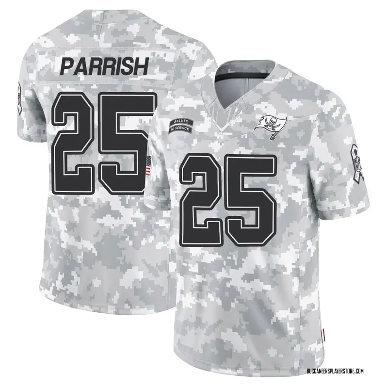 Nike Jacob Parrish Tampa Bay Buccaneers Limited Arctic Camo 2024 Salute to Service Jersey - Youth