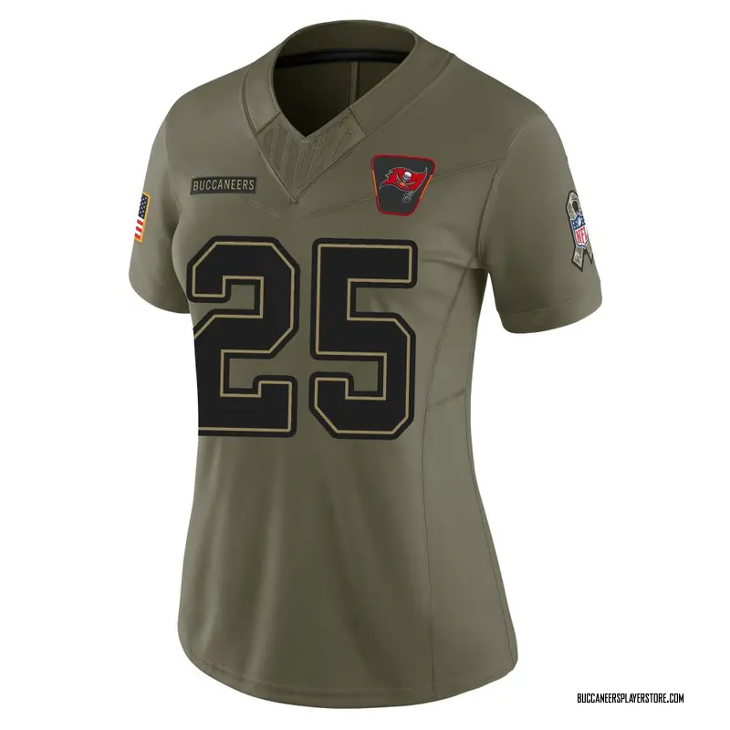 Nike Jacob Parrish Tampa Bay Buccaneers Limited Olive 2025 Salute to Service Jersey - Women's