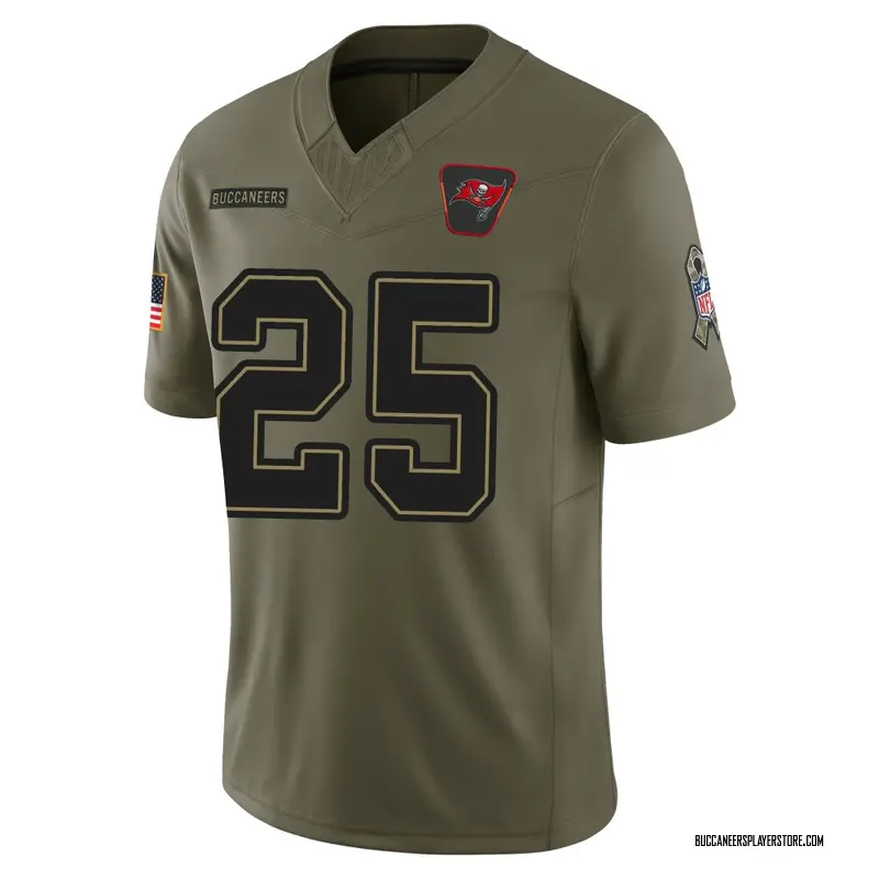 Nike Jacob Parrish Tampa Bay Buccaneers Limited Olive 2025 Salute to Service Jersey - Youth