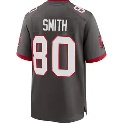 Nike Jaden Smith Tampa Bay Buccaneers Game Pewter Alternate Jersey - Youth