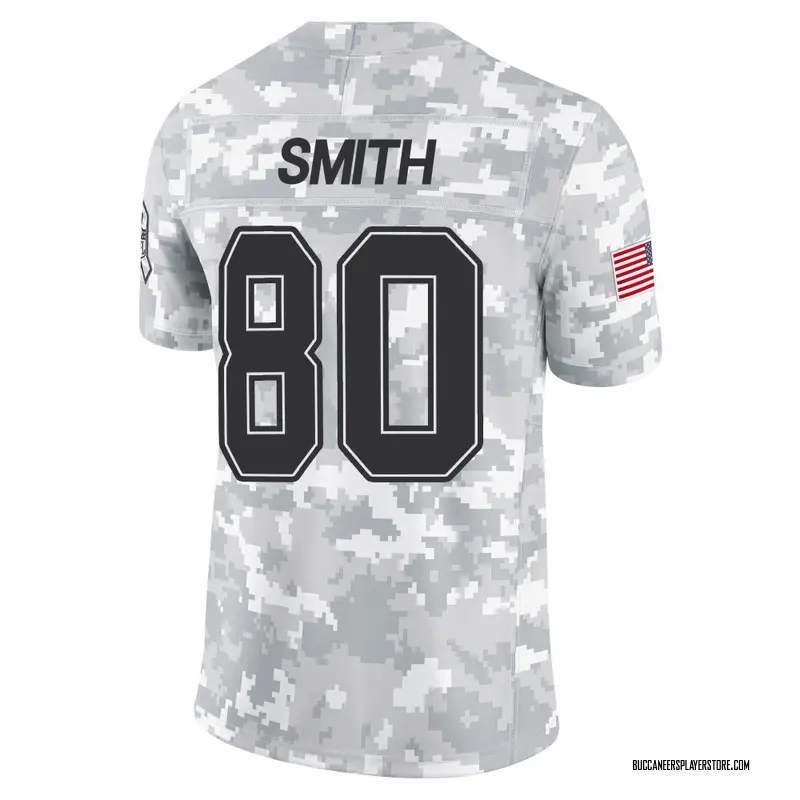 Nike Jaden Smith Tampa Bay Buccaneers Limited Arctic Camo 2024 Salute to Service Jersey - Youth
