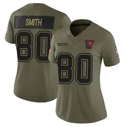 Nike Jaden Smith Tampa Bay Buccaneers Limited Olive 2025 Salute to Service Jersey - Women's