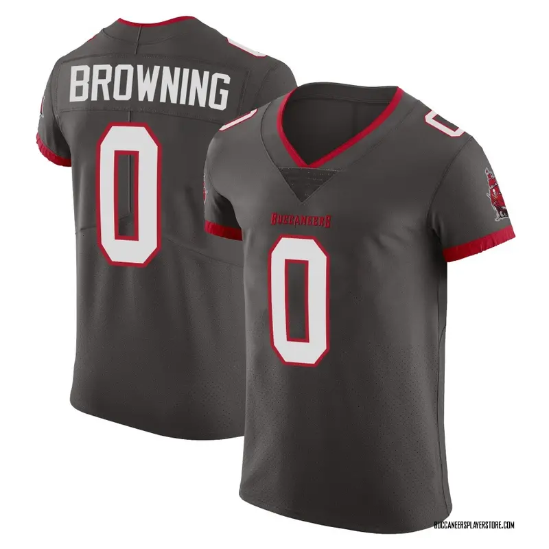 Nike Jake Browning Tampa Bay Buccaneers Elite Brown Pewter Alternate Vapor Jersey - Men's