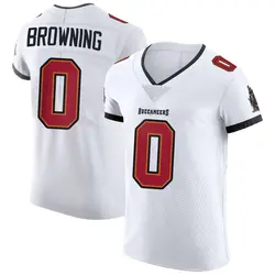 Nike Jake Browning Tampa Bay Buccaneers Elite White Vapor Jersey - Men's