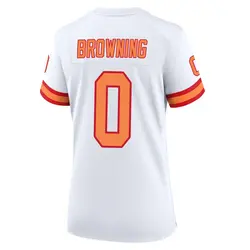 Nike Jake Browning Tampa Bay Buccaneers Game White '76 50th Season Jersey - Women's