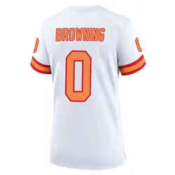 Nike Jake Browning Tampa Bay Buccaneers Game White '76 Jersey - Women's