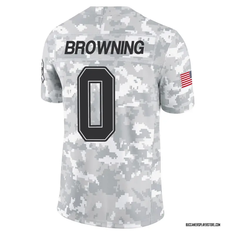 Nike Jake Browning Tampa Bay Buccaneers Limited Arctic Camo 2024 Salute to Service Jersey - Youth