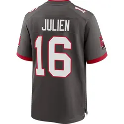 Nike Jake Julien Tampa Bay Buccaneers Game Pewter Alternate Jersey - Men's