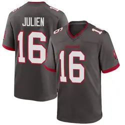 Nike Jake Julien Tampa Bay Buccaneers Game Pewter Alternate Jersey - Youth