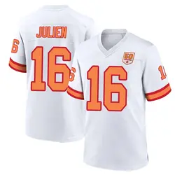 Nike Jake Julien Tampa Bay Buccaneers Game White '76 50th Season Jersey - Men's
