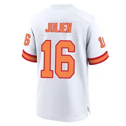 Nike Jake Julien Tampa Bay Buccaneers Game White '76 50th Season Jersey - Youth