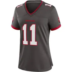 Nike Jalen McMillan Tampa Bay Buccaneers Game Pewter Alternate Jersey - Women's