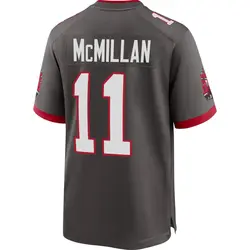 Nike Jalen McMillan Tampa Bay Buccaneers Game Pewter Alternate Jersey - Youth