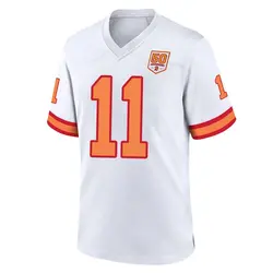 Nike Jalen McMillan Tampa Bay Buccaneers Game White '76 50th Season Jersey - Men's