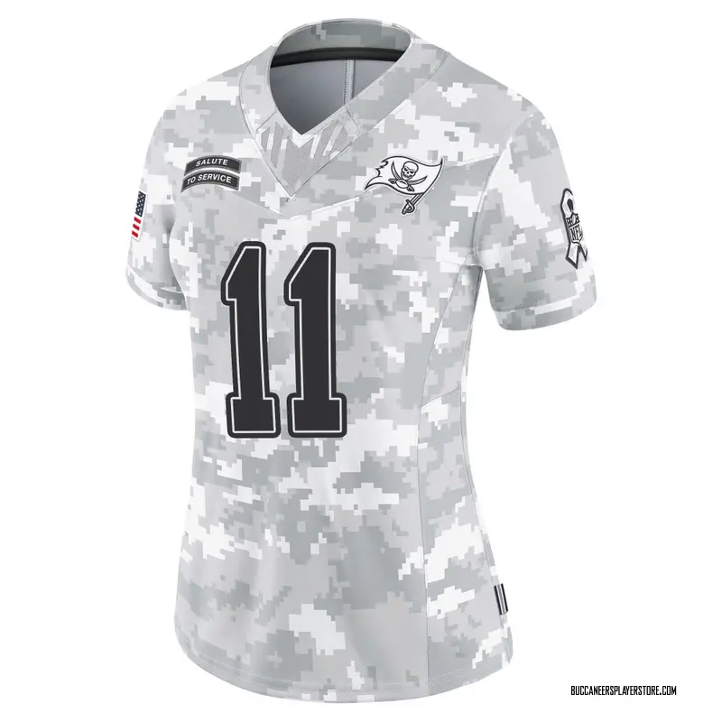 Nike Jalen McMillan Tampa Bay Buccaneers Limited Arctic Camo 2024 Salute to Service Jersey - Women's