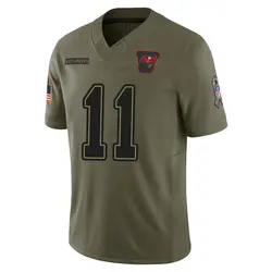 Nike Jalen McMillan Tampa Bay Buccaneers Limited Olive 2025 Salute to Service Jersey - Men's