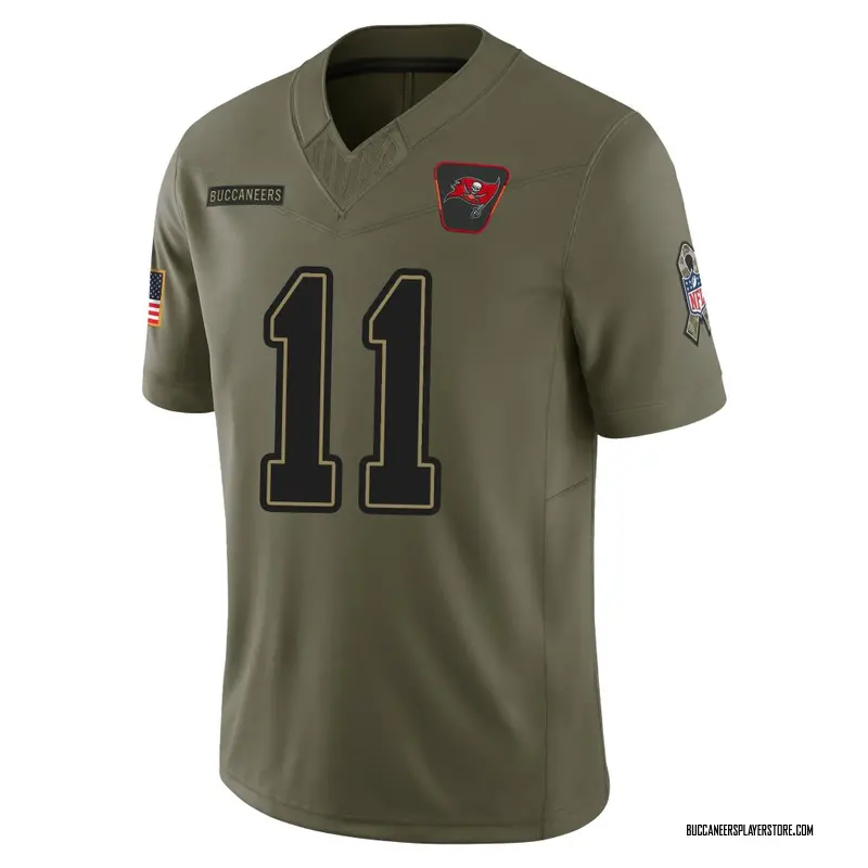 Nike Jalen McMillan Tampa Bay Buccaneers Limited Olive 2025 Salute to Service Jersey - Men's