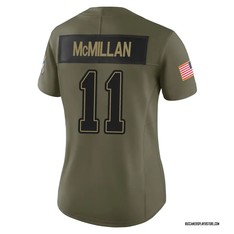 Nike Jalen McMillan Tampa Bay Buccaneers Limited Olive 2025 Salute to Service Jersey - Women's