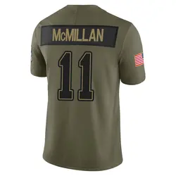 Nike Jalen McMillan Tampa Bay Buccaneers Limited Olive 2025 Salute to Service Jersey - Youth