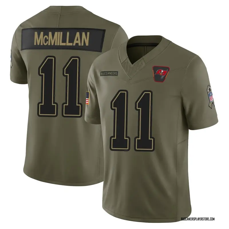 Nike Jalen McMillan Tampa Bay Buccaneers Limited Olive 2025 Salute to Service Jersey - Youth