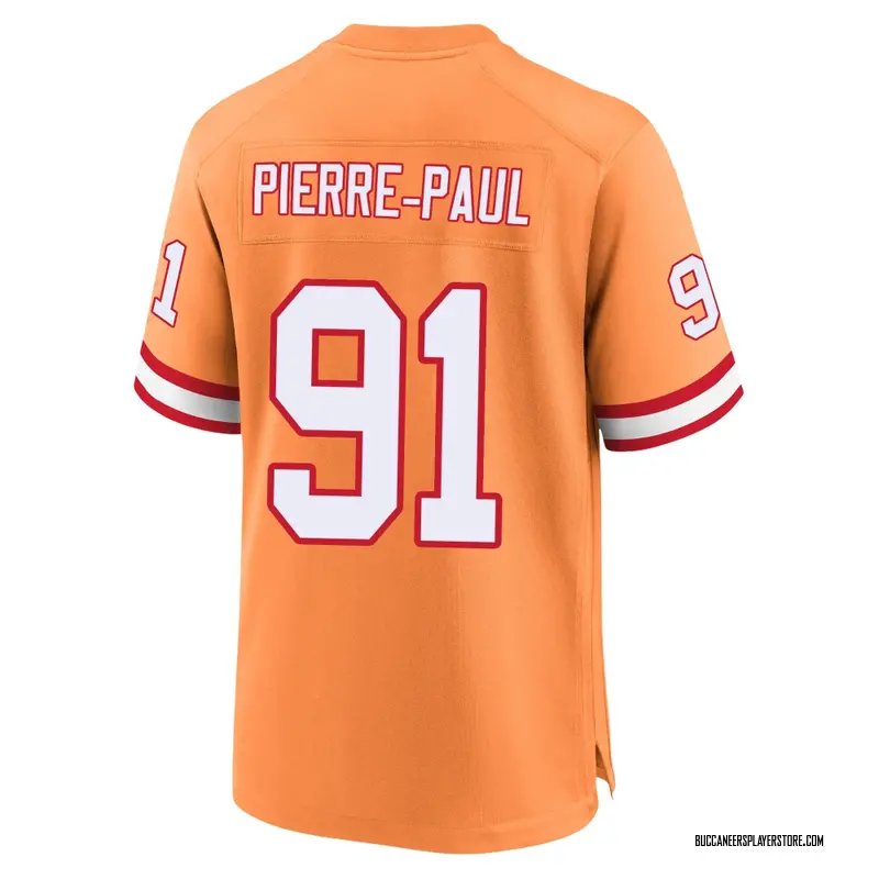Nike Jason Pierre-Paul Tampa Bay Buccaneers Game Cream sicle 50th Season Jersey - Men's