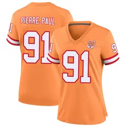 Nike Jason Pierre-Paul Tampa Bay Buccaneers Game Cream sicle 50th Season Jersey - Women's