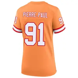 Nike Jason Pierre-Paul Tampa Bay Buccaneers Game Cream sicle 50th Season Jersey - Women's