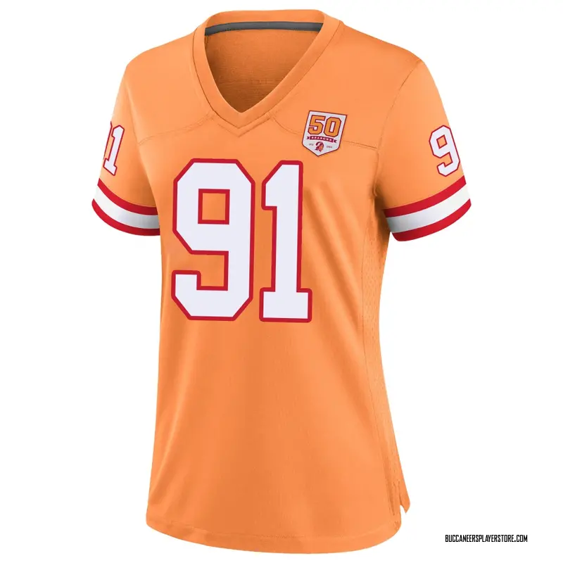 Nike Jason Pierre-Paul Tampa Bay Buccaneers Game Cream sicle 50th Season Jersey - Women's